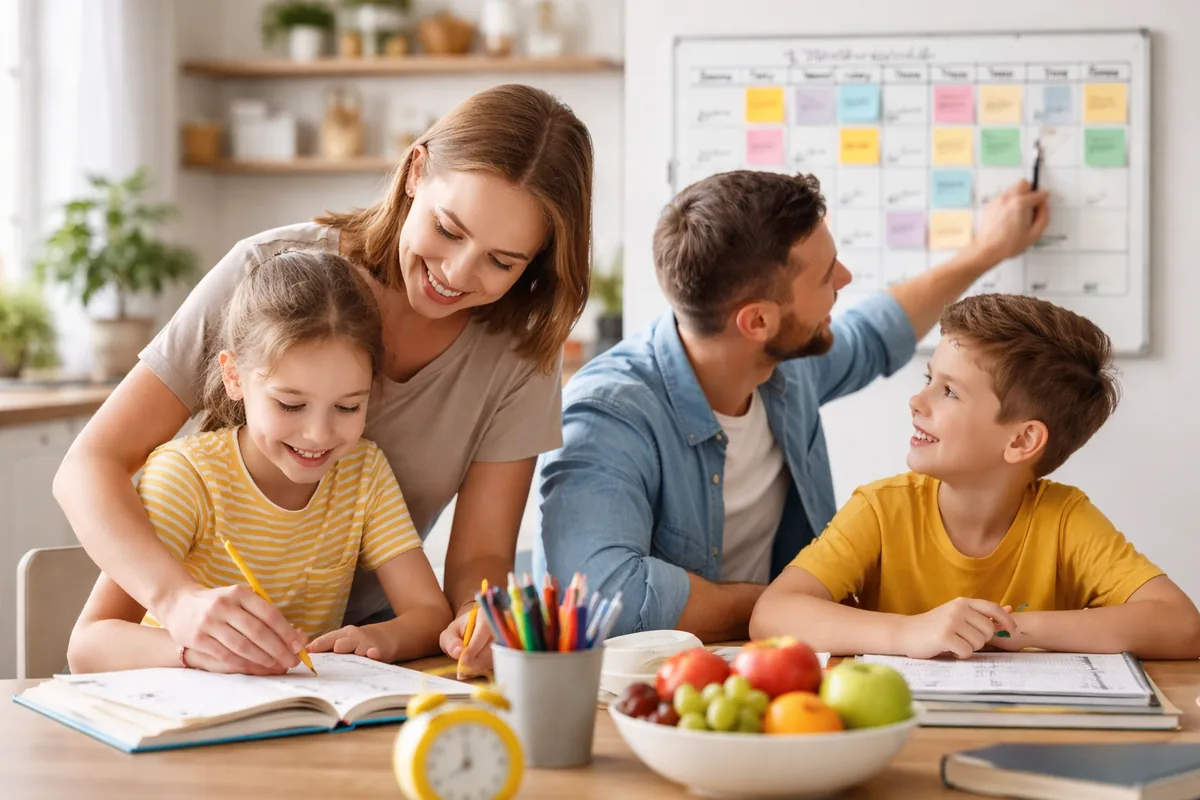 Comment établir une routine familiale efficace pour les enfants